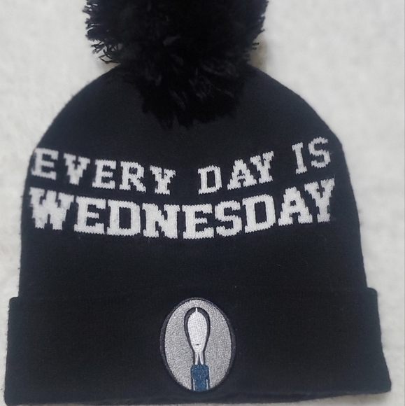 "Every Day is Wednesday" Addams Toque for Sale - Picture 1 of 3